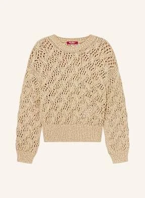 Max Mara Studio Sweter Pilade gold