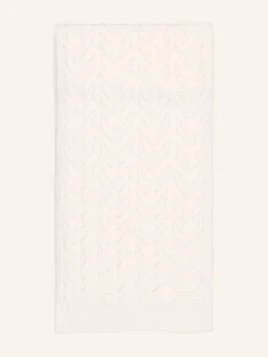 Max Mara Studio Szal Nocino weiss KREMOWY