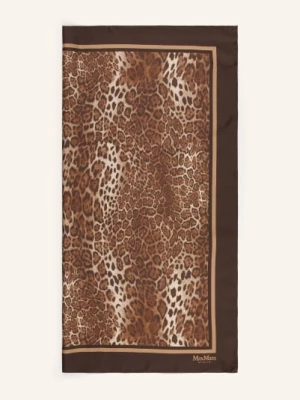 Max Mara Studio Szalik Jedwabny Aquila braun