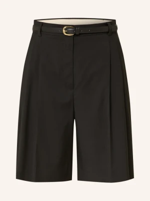 Max Mara Studio Szorty Adorno schwarz CZARNY