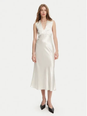 Max Mara Sukienka koktajlowa Glizia 2516221048 Biały Regular Fit