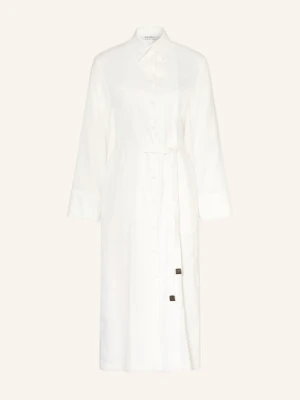 Max Mara Sukienka Koszulowa Nordica Z Lnu weiss