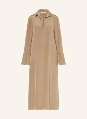 Max Mara Sukienka Koszulowa Ossola Z Jedwabiu braun