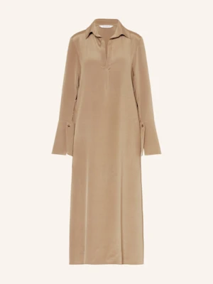Max Mara Sukienka Koszulowa Ossola Z Jedwabiu braun