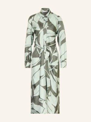 Max Mara Sukienka Koszulowa Robinia Z Satyny gruen