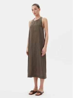 Max Mara Sukienka letnia Douglas 2516221018 Zielony Relaxed Fit