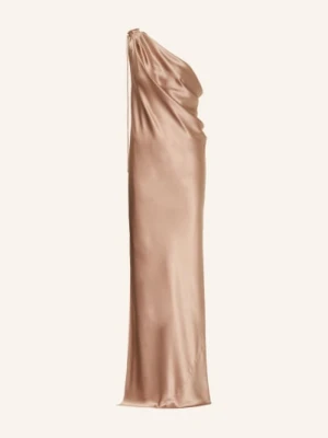 Max Mara Sukienka Wieczorowa Opera Z Jedwabiu beige