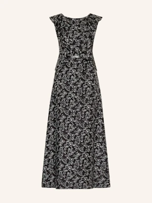 Max Mara Sukienka Z Jedwabiu Calesse Z Wycięciem schwarz