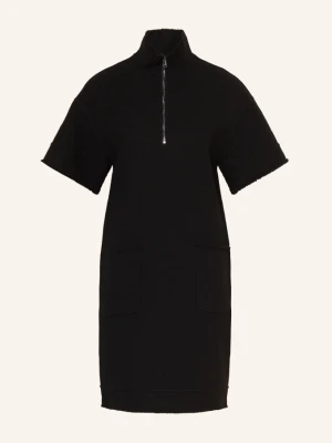 Max Mara Sukienka Z Tweedu Savana schwarz CZARNY