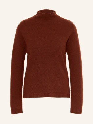 Max Mara Sweter Zodiaco Z Kaszmirem rot BRĄZOWY