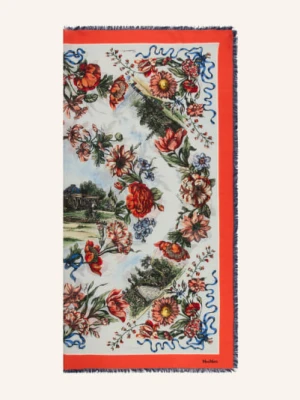 Max Mara Szalik Camice Z Jedwabiem rot