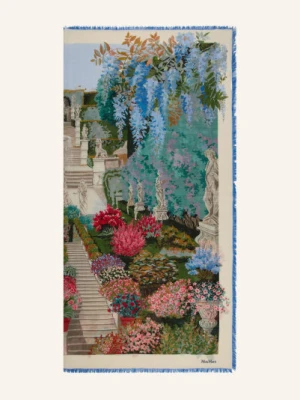 Max Mara Szalik Camice Z Jedwabiem weiss