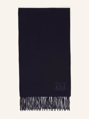 Max Mara Szalik Z Kaszmiru Dalia blau GRANATOWY