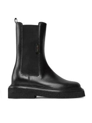 Max Mara Sztyblety Englishboot 23479613336 Czarny