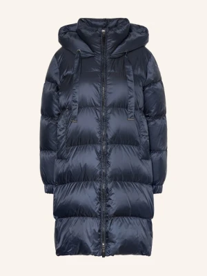 Max Mara The Cube Płaszcz Puchowy Marte Z Odpinanym Kapturem blau GRANATOWY