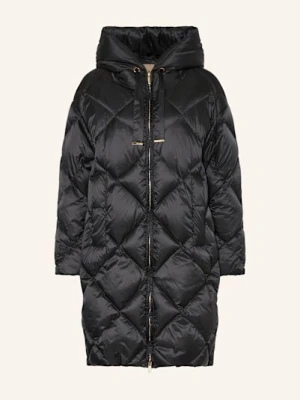 Max Mara The Cube Płaszcz Puchowy Trefe schwarz