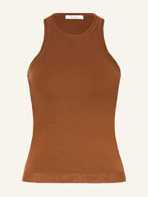Max Mara Top Z Dzianiny Arnes braun
