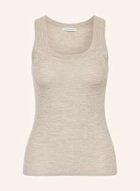 Max Mara Top Z Dzianiny Eliadi beige