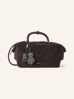 Max Mara Torebka Teddyholdal braun CIEMNOBRĄZOWY