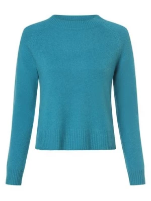 Max Mara Weekend Damski sweter z czystego kaszmiru - Scatola Kobiety Kaszmir niebieski jednolity,