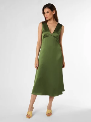 Max Mara Weekend Sukienka damska Kobiety Sztuczne włókno zielony jednolity,