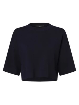 Max Mara Weekend Sweter damski - Amato Kobiety niebieski jednolity,