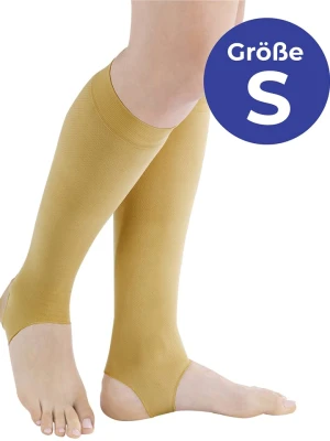 Maximex Pończochy podtrzymujące w kolorze beżowym rozmiar: S