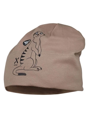MaxiMo Czapka beanie w kolorze jasnobrązowym rozmiar: 49 cm