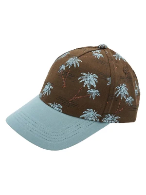 MaxiMo Czapka "Palme" w kolorze błękitno-oliwkowym rozmiar: 55 cm