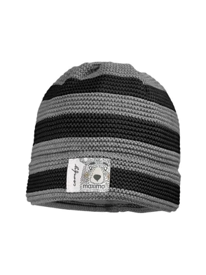 MaxiMo Czapka w kolorze szaro-czarnym rozmiar: 39 cm