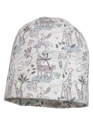MaxiMo Dwustronna czapka beanie w kolorze błękitno-biało-granatowym rozmiar: 49 cm