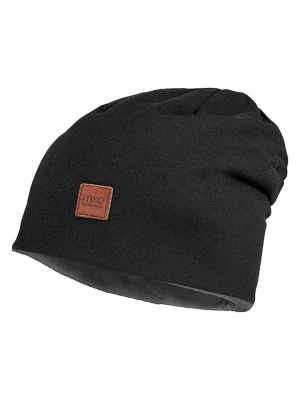 MaxiMo Dwustronna czapka beanie w kolorze czarno-szarym rozmiar: 55 cm
