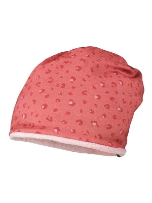 MaxiMo Dwustronna czapka beanie w kolorze jasnoróżowo-pomarańczowym rozmiar: 53 cm