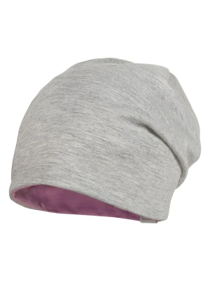 MaxiMo Dwustronna czapka beanie w kolorze szaro-jasnoróżowym rozmiar: 55 cm