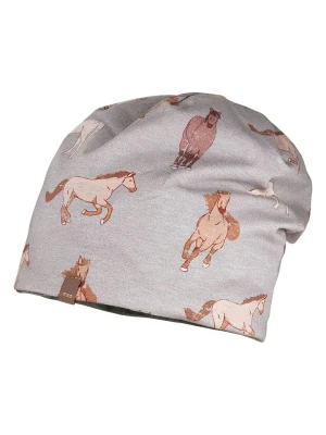 MaxiMo Dwustronna czapka beanie w kolorze szarym rozmiar: 53 cm