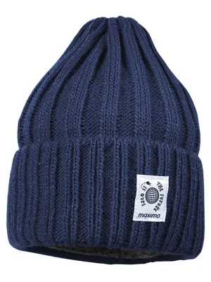 MaxiMo Wełniana czapka w kolorze granatowym rozmiar: 51 cm