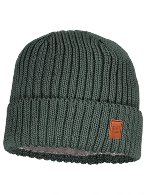 MaxiMo Wełniana czapka w kolorze zielonym rozmiar: 53 cm