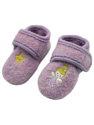 MaxiMo Wełniane buty "Little fairy" w kolorze fioletowym do nauki chodzenia rozmiar: 19