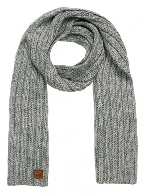 MaxiMo Wełniany szal w kolorze szarym rozmiar: 4