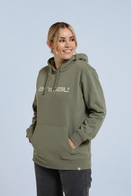 Maya damska organiczna bluza z kapturem - Green Animal