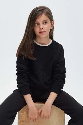 Mayoral bluza dziecięca kolor czarny z aplikacją
