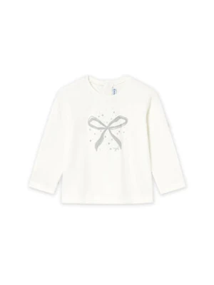 Mayoral Bluzka 116 Écru Regular Fit