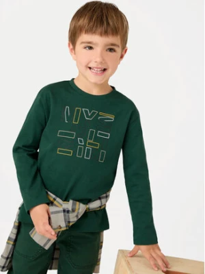 Mayoral Bluzka 173 Zielony Regular Fit