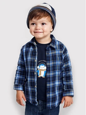 Mayoral Bluzka 2011 Granatowy Regular Fit