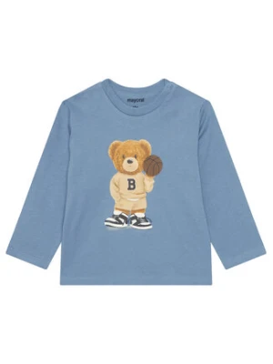 Mayoral Bluzka 2058 Niebieski Regular Fit