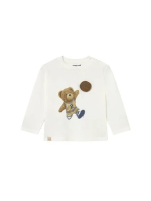 Mayoral Bluzka 2070 Écru Regular Fit