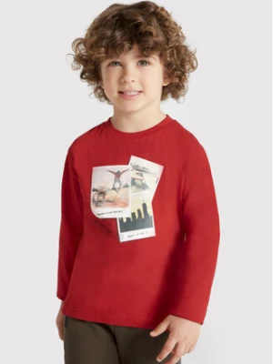 Mayoral Bluzka 4022 Czerwony Regular Fit