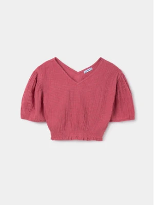 Mayoral Bluzka 6102 Różowy Regular Fit