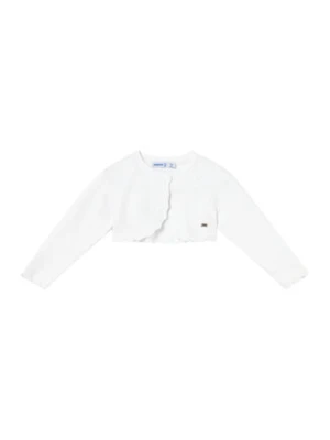 Mayoral Bolerko 306 Biały Regular Fit