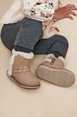 Mayoral buty zimowe dziecięce kolor brązowy